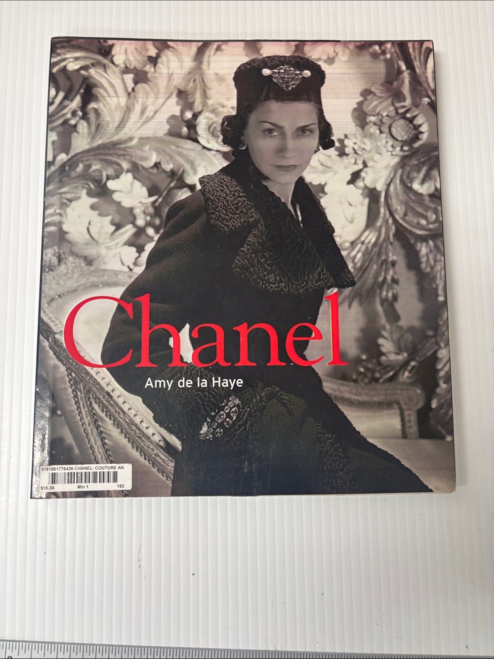 CHANEL Black, White & Red Fashion Hardcover Book